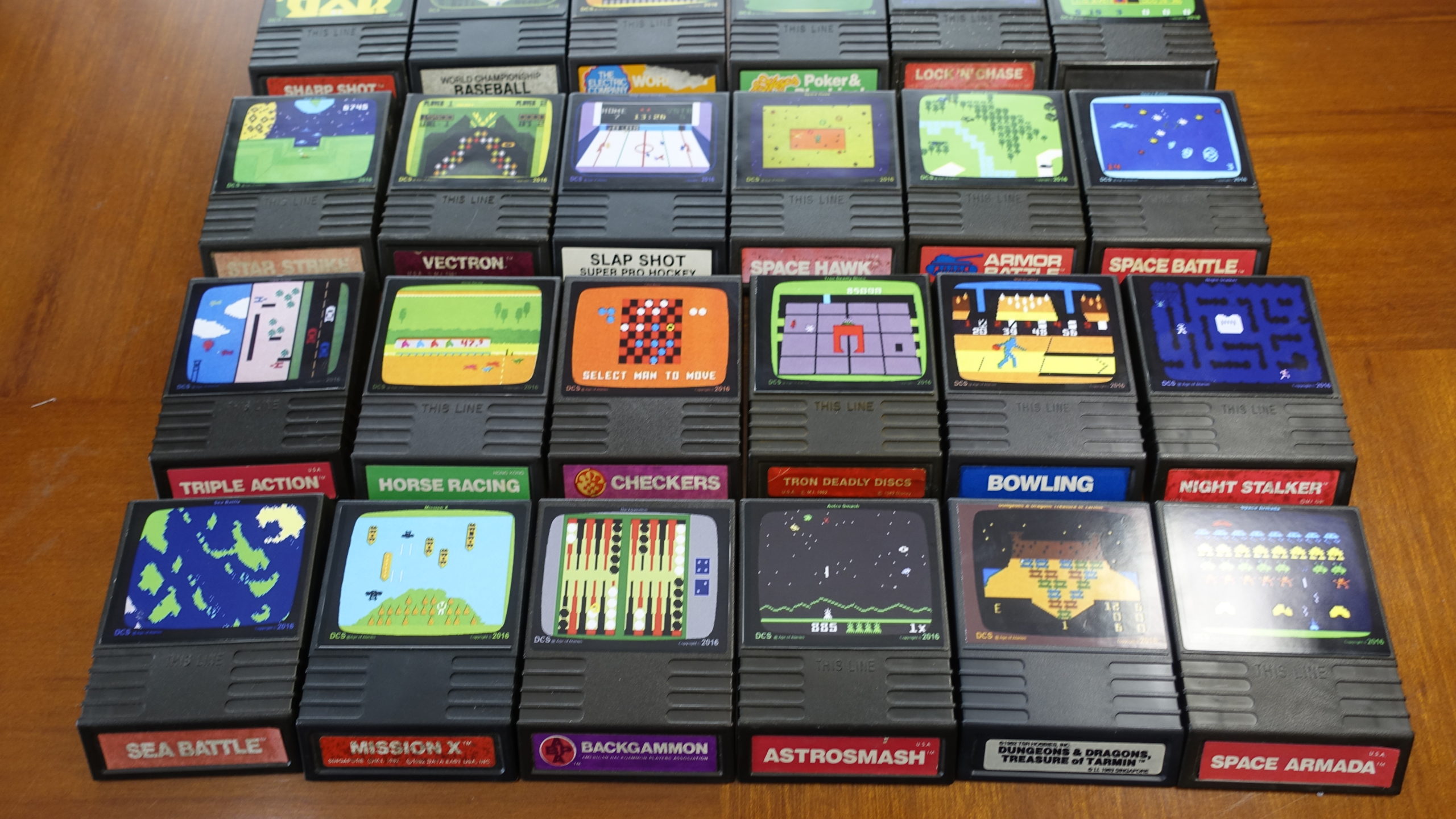 Intellivision Labels Peel and Stick Photo Covers - Gray Defender