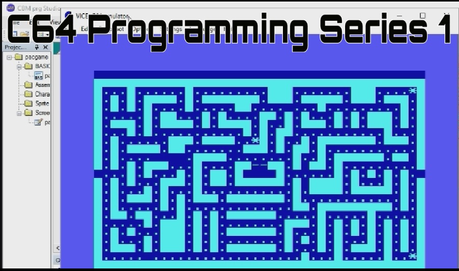 C64 – Creating a Pac-Clone, Programming Series 1