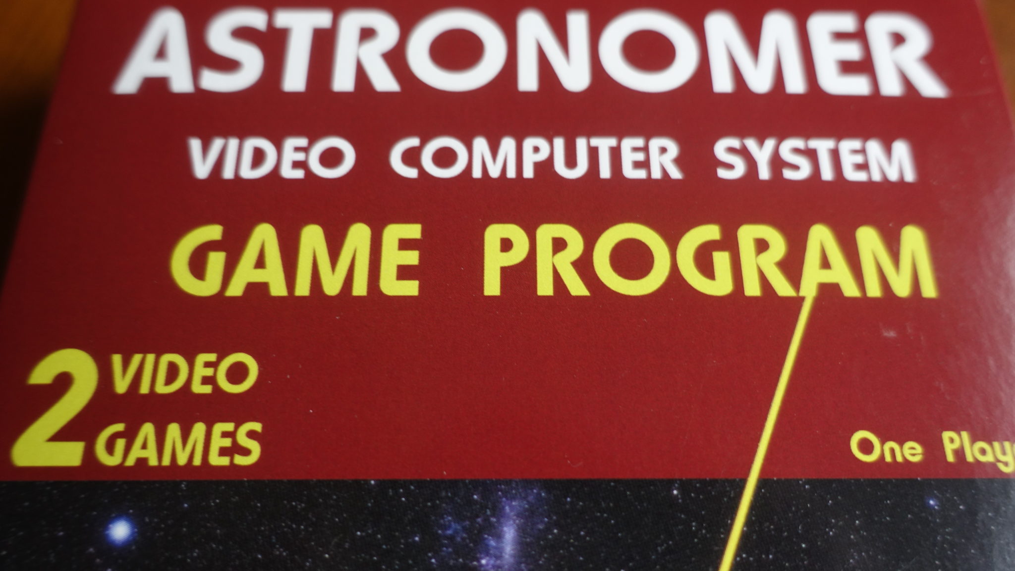 Astronomer Atari 2600 homebrew game review