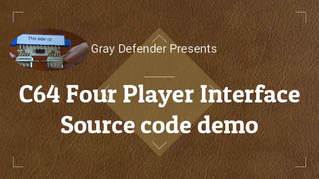 Four Player Interface Source Code Demo