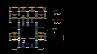 C64 Arlasoft Burger Time Port Gameplay (Amazing!)
