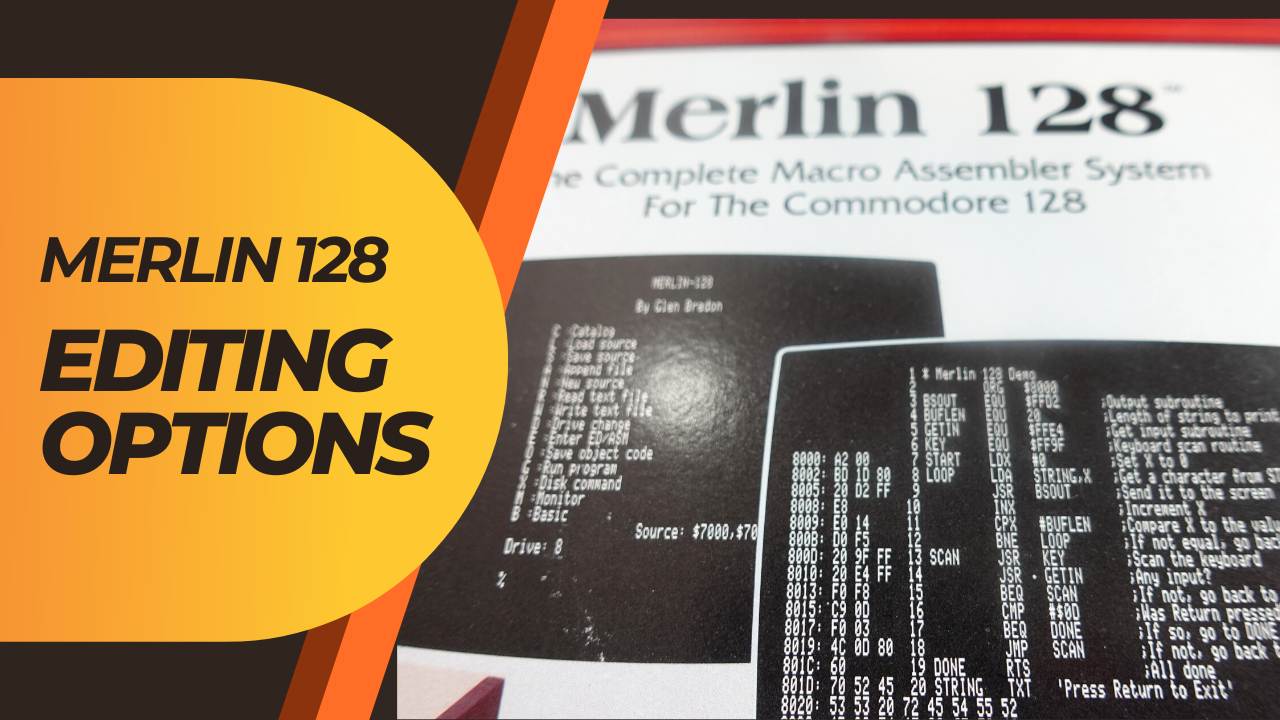 Merlin 128 Editor Commands | Episode 4
