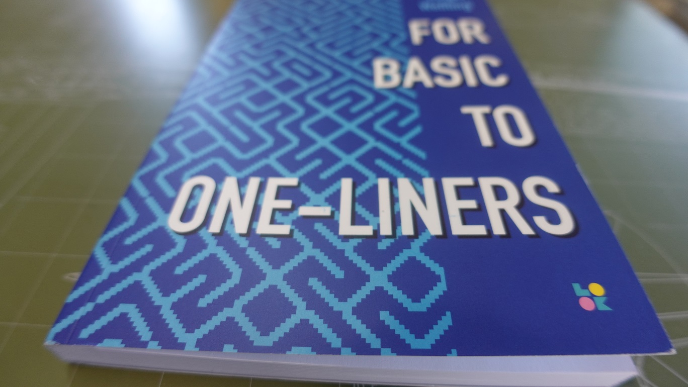 For Basic to One Liners Book